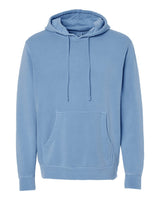 Independent Trading Co. Unisex Midweight Pigment-Dyed Hooded Sweatshirt. PRM4500 - Pigment Light Blue