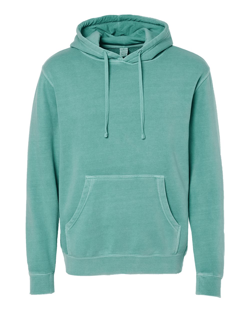 Independent Trading Co. Unisex Midweight Pigment-Dyed Hooded Sweatshirt. PRM4500 - Pigment Mint