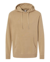 Independent Trading Co. Unisex Midweight Pigment-Dyed Hooded Sweatshirt. PRM4500 - Pigment Sandstone