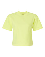 Comfort Colors Women's Garment-Dyed Heavyweight Boxy T-Shirt. 3023CL - Neon Lemon