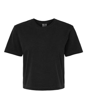 Comfort Colors Women's Garment-Dyed Heavyweight Boxy T-Shirt. 3023CL - Black