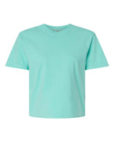 Comfort Colors Women's Garment-Dyed Heavyweight Boxy T-Shirt. 3023CL - Chalky Mint