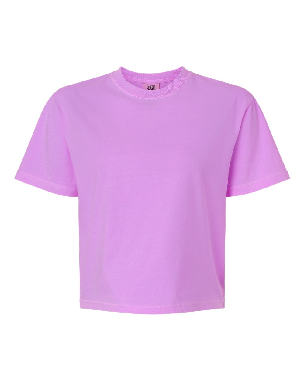 Comfort Colors Women's Garment-Dyed Heavyweight Boxy T-Shirt. 3023CL - Neon Violet