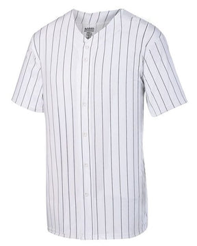 Augusta Sportswear Unisex Pinstripe Full Button Baseball Jersey. 1685