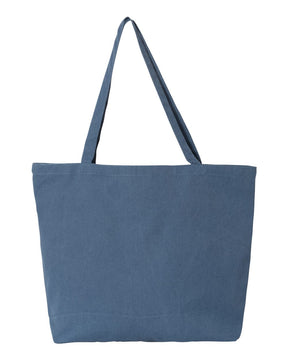 Liberty Bags Seaside Pigment-Dyed Large Tote. 8507 - Blue Jean