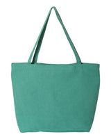 Liberty Bags Seaside Pigment-Dyed Large Tote. 8507 - Seafoam Green