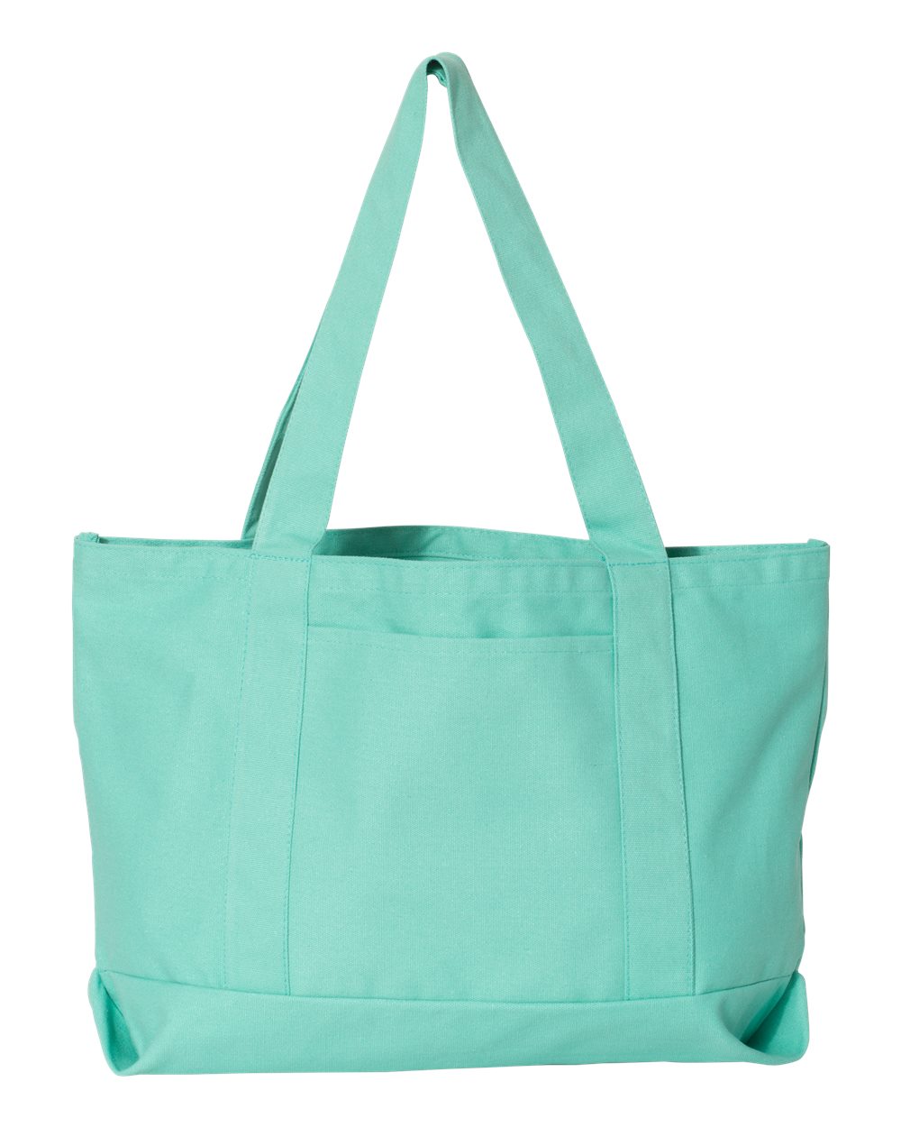 Liberty Bags Seaside Cotton Pigment Dyed Resort Tote. 8870 - Sea Glass Green