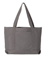 Liberty Bags Seaside Cotton Pigment Dyed Resort Tote. 8870 - Grey