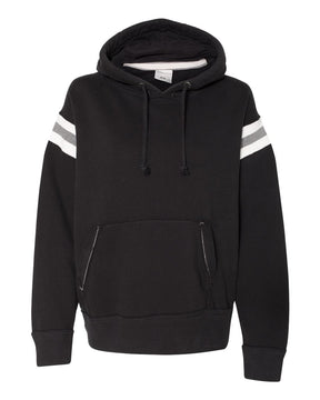 J. America Men's Vintage Athletic Hooded Sweatshirt. 8847 - Black