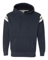 J. America Men's Vintage Athletic Hooded Sweatshirt. 8847 - Vintage Navy