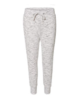 J. America Women’s Mélange Fleece Joggers. 8675 - White
