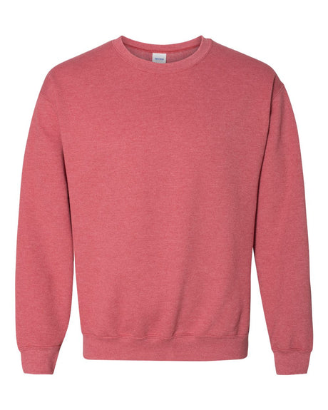 Gildan Unisex Heavy Blend™ Crewneck Sweatshirt. 18000 - Heather Scarlet Red
