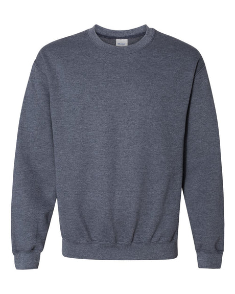 Gildan Unisex Heavy Blend™ Crewneck Sweatshirt. 18000 - Heather Dark Navy