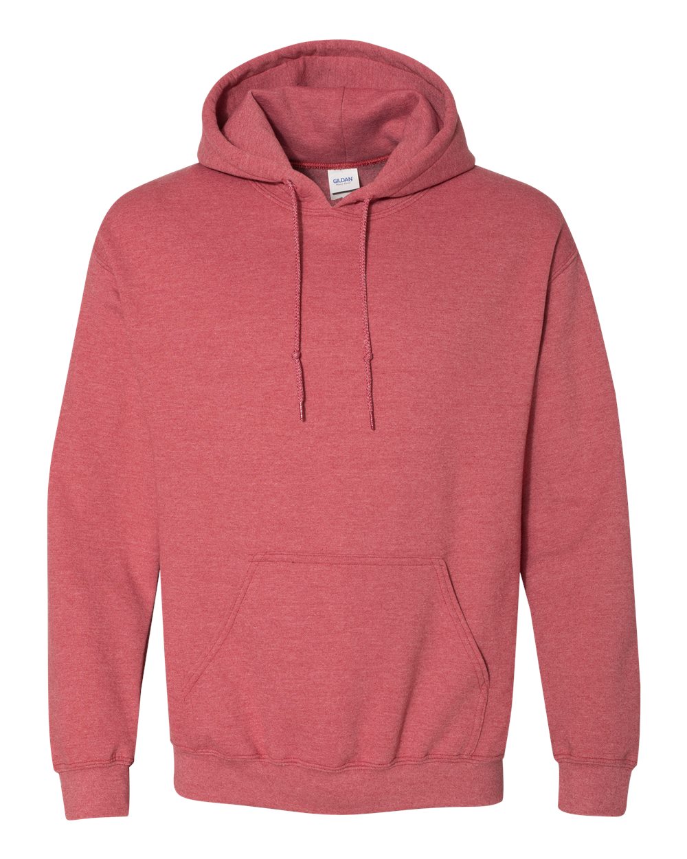 Gildan Unisex Heavy Blend™ Hooded Sweatshirt. 18500 - Heather Scarlet Red