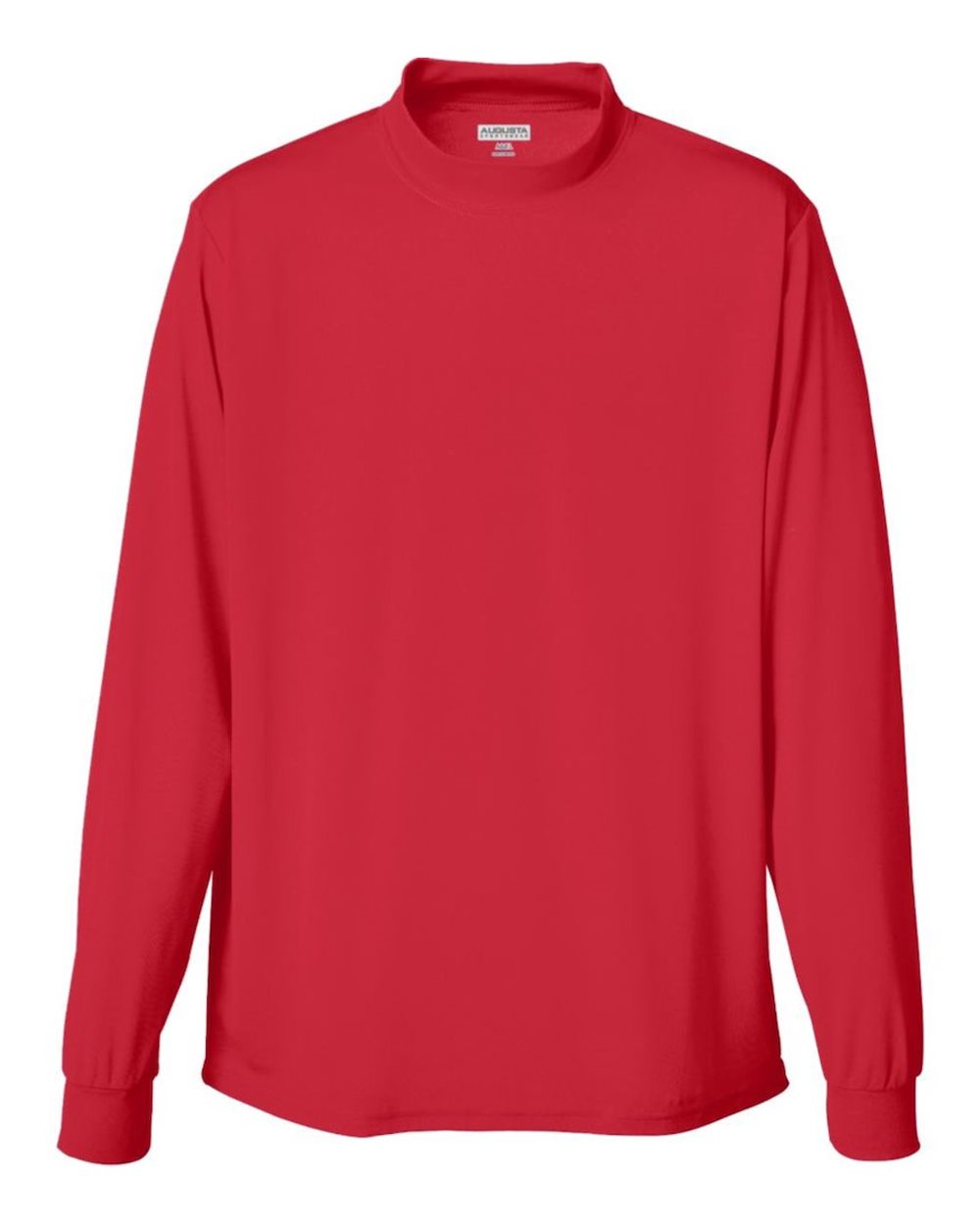 Augusta Sportswear Unisex Wicking Mock Turtleneck. 797 - Red