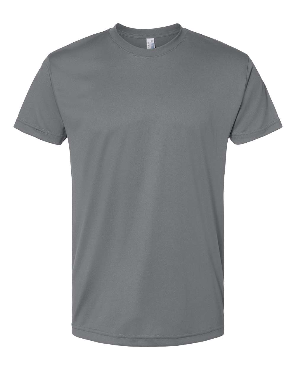 Bayside Unisex USA-Made Performance T-Shirt. 5300 - Charcoal