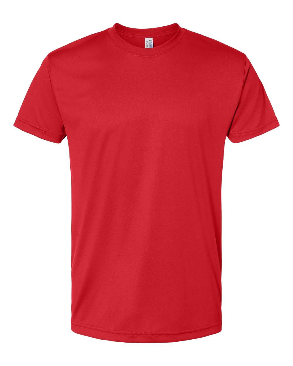 Bayside Unisex USA-Made Performance T-Shirt. 5300 - Red