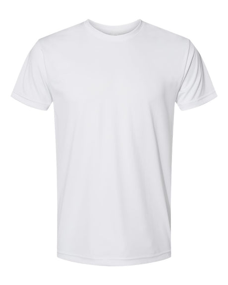 Bayside Unisex USA-Made Performance T-Shirt. 5300 - White