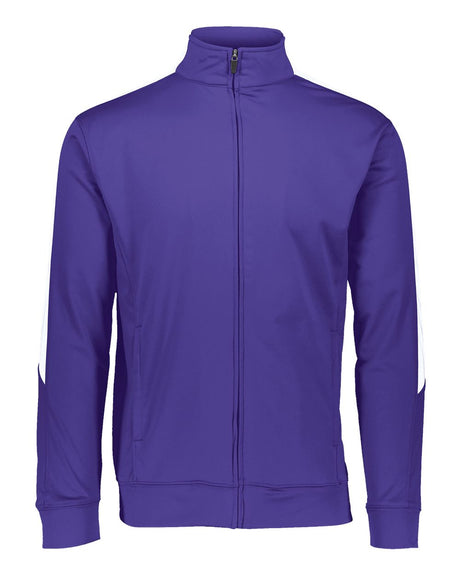 Augusta Sportswear Men's Medalist Jacket 2.0. 4395 - Purple/ White