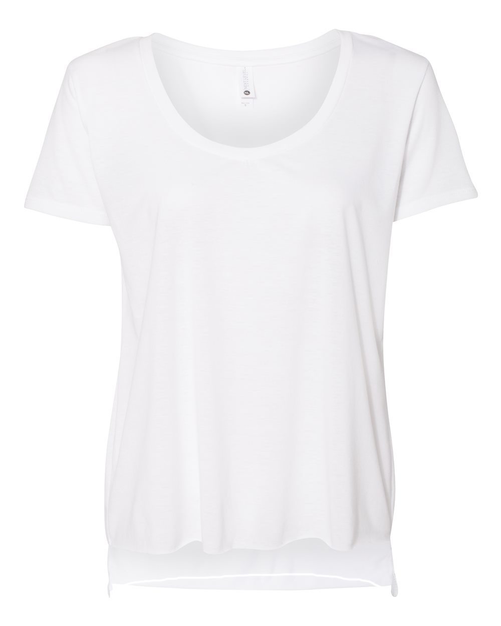 Next Level Women's Festival Scoop Neck Tee. 5030 - White