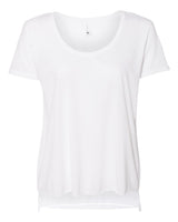 Next Level Women's Festival Scoop Neck Tee. 5030 - White