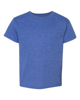 Gildan Youth DryBlend® T-Shirt. 8000B - Heather Deep Royal