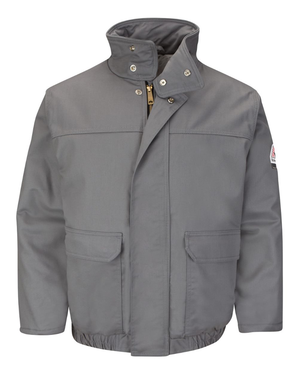 Bulwark Men's Insulated Bomber Jacket. JLR8 - GY-Grey