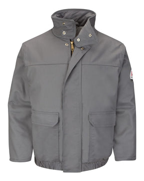 Bulwark Men's Insulated Bomber Jacket. JLR8 - GY-Grey