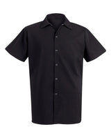 Chef Designs 100% Spun Polyester Cook Shirt. 5035 - Black