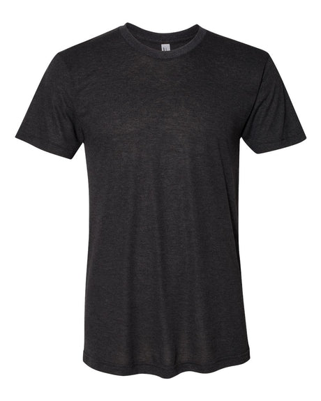 American Apparel Unisex Triblend Track Tee. TR401 - Tri-Black