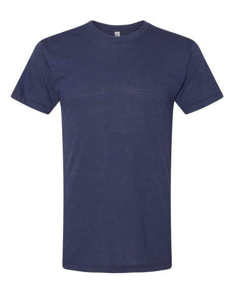 American Apparel Unisex Triblend Track Tee. TR401 - Tri-Indigo