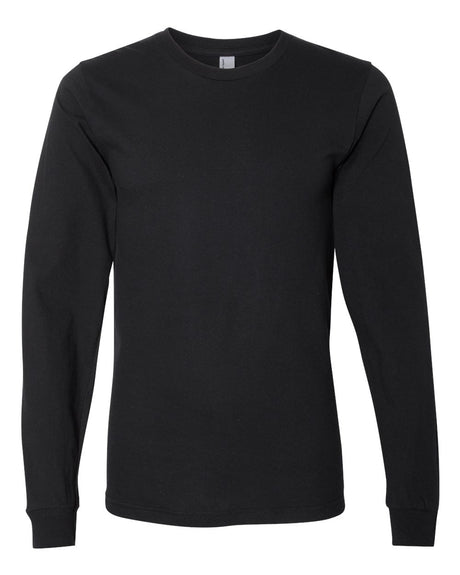 American Apparel Unisex Fine Jersey Long Sleeve Tee. 2007 - Black
