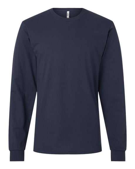 American Apparel Unisex Fine Jersey Long Sleeve Tee. 2007 - Navy