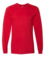 American Apparel Unisex Fine Jersey Long Sleeve Tee. 2007 - Red