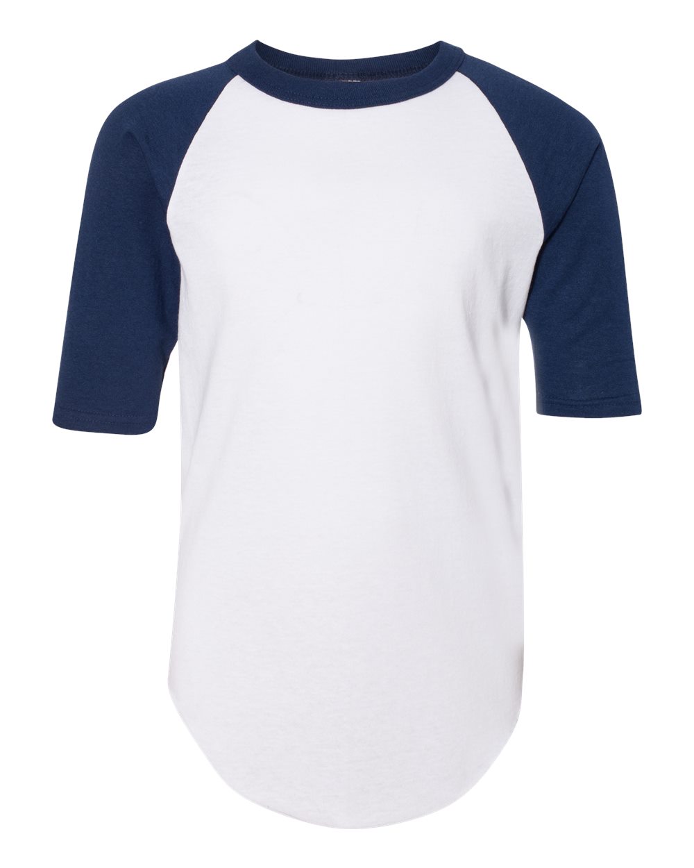 Augusta Sportswear Youth Three-Quarter Sleeve Baseball Jersey. 4421 - White/ Navy