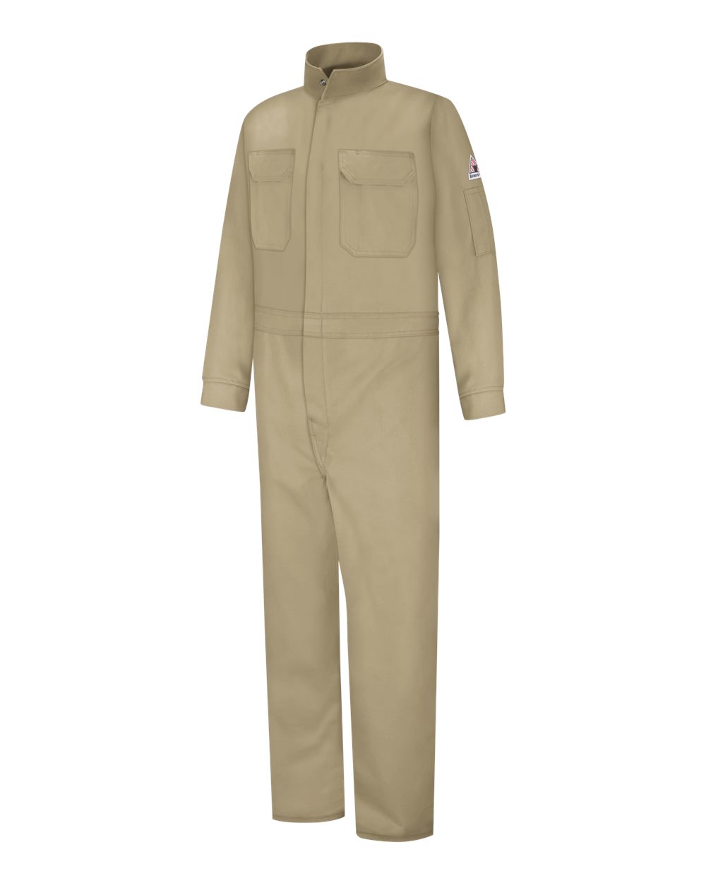 Bulwark Women's Premium Coverall with CSA Compliant Reflective Trim. CLB3 - Khaki