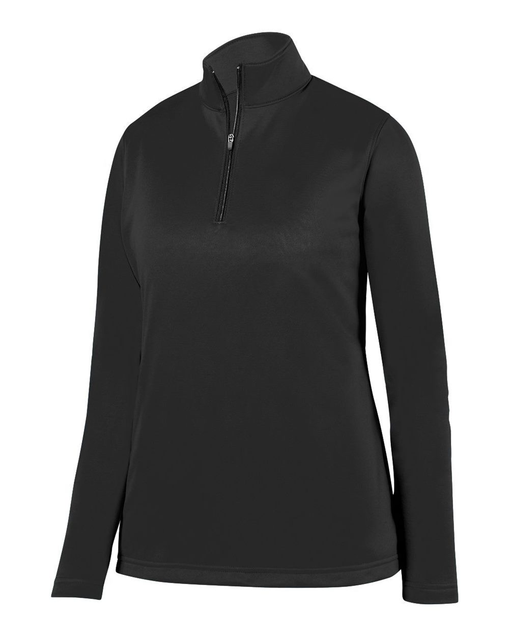 Augusta Sportswear Women's Wicking Fleece Quarter-Zip Pullover. 5509 - Black