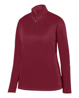 Augusta Sportswear Women's Wicking Fleece Quarter-Zip Pullover. 5509 - Cardinal