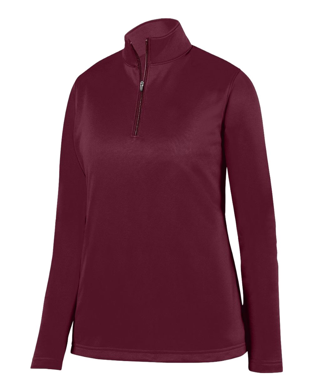 Augusta Sportswear Women's Wicking Fleece Quarter-Zip Pullover. 5509 - Maroon
