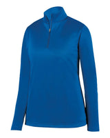 Augusta Sportswear Women's Wicking Fleece Quarter-Zip Pullover. 5509 - Royal