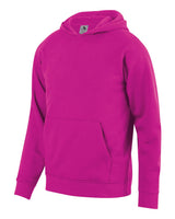 Augusta Sportswear Youth 60/40 Fleece Hooded Sweatshirt. 5415 - Power Pink