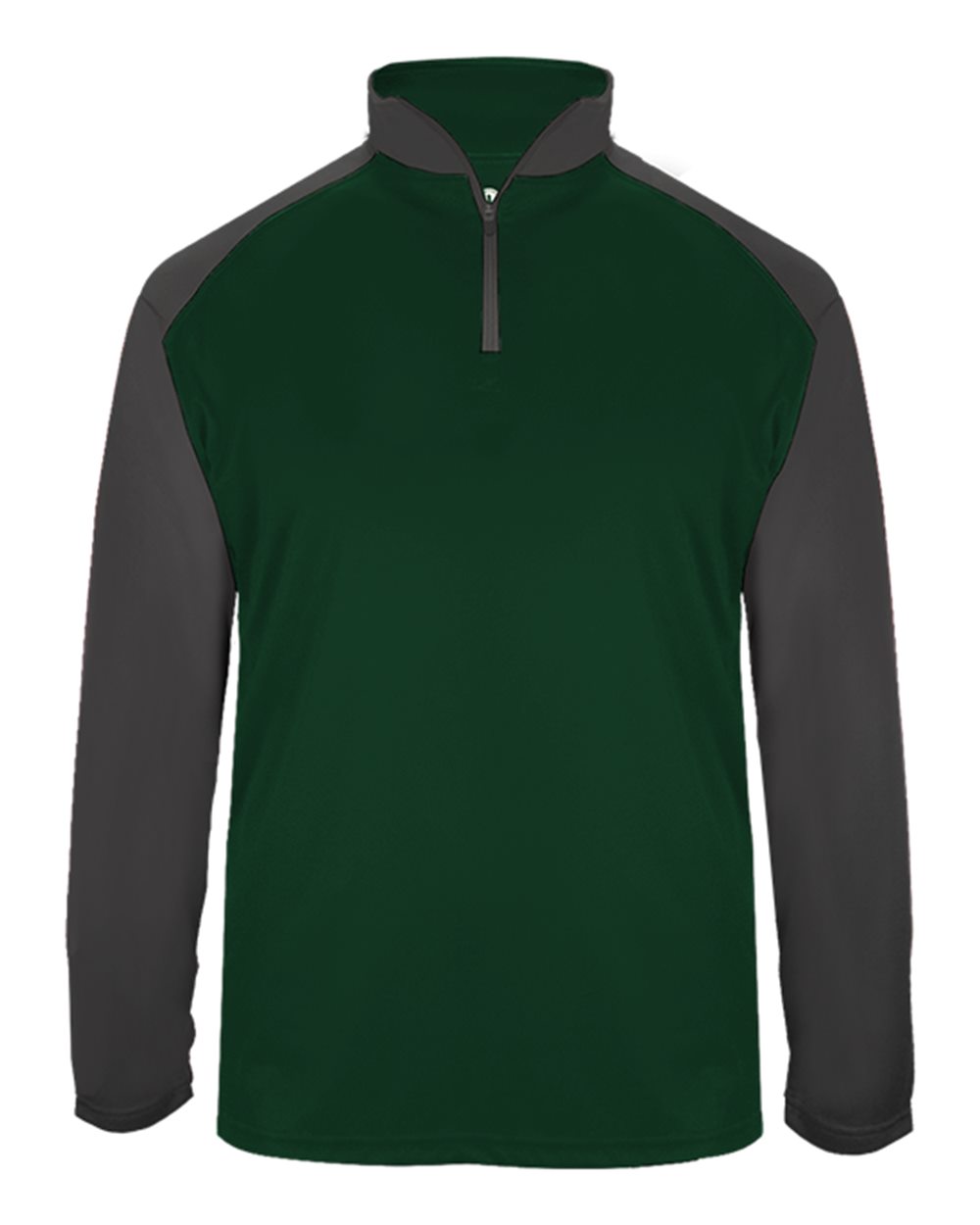 Badger Men's Ultimate SoftLock™ Sport Quarter-Zip Pullover. 4006 - Forest/ Graphite
