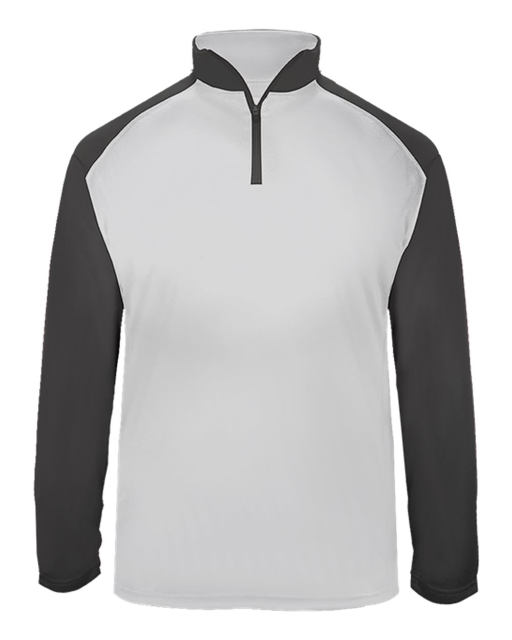 Badger Men's Ultimate SoftLock™ Sport Quarter-Zip Pullover. 4006 - White/ Graphite