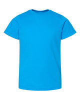 LAT Youth Fine Jersey Tee. 6101 - Turquoise