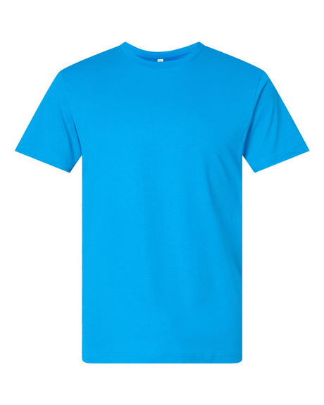 LAT Unisex Fine Jersey Tee. 6901 - Turquoise