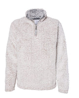 J. America Women’s Epic Sherpa Quarter-Zip Pullover. 8451 - Oatmeal Heather
