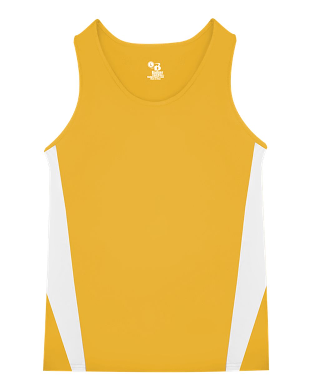 Alleson Athletic Youth Stride Singlet. 2667 - Gold/ White