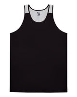 Alleson Athletic Youth Ventback Singlet. 2668 - Black/ White