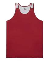 Alleson Athletic Youth Ventback Singlet. 2668 - Red/ White