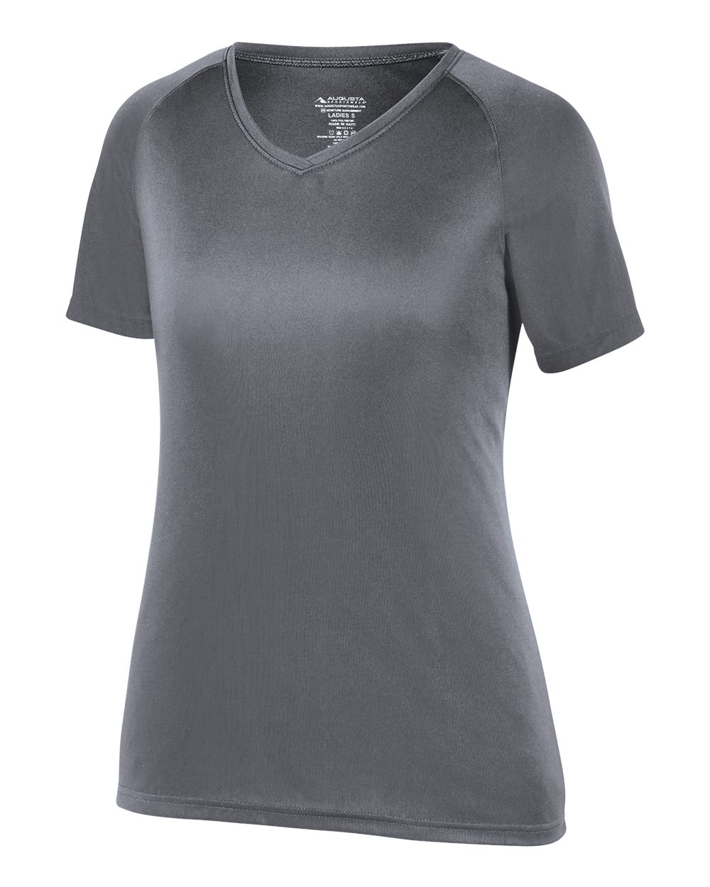 Augusta Sportswear Women's Attain Wicking V-Neck T-Shirt. 2792 - Graphite